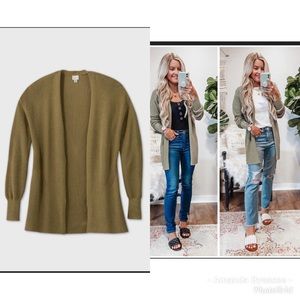 A New Day Green Sweater